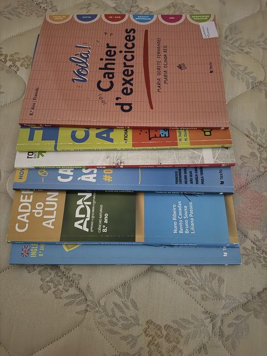 Livros de fichas para 8 ano