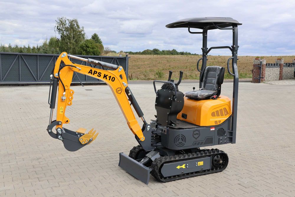 Minikoparka 1t APS K10 2025 mini koparka ramię skrętne NOWA