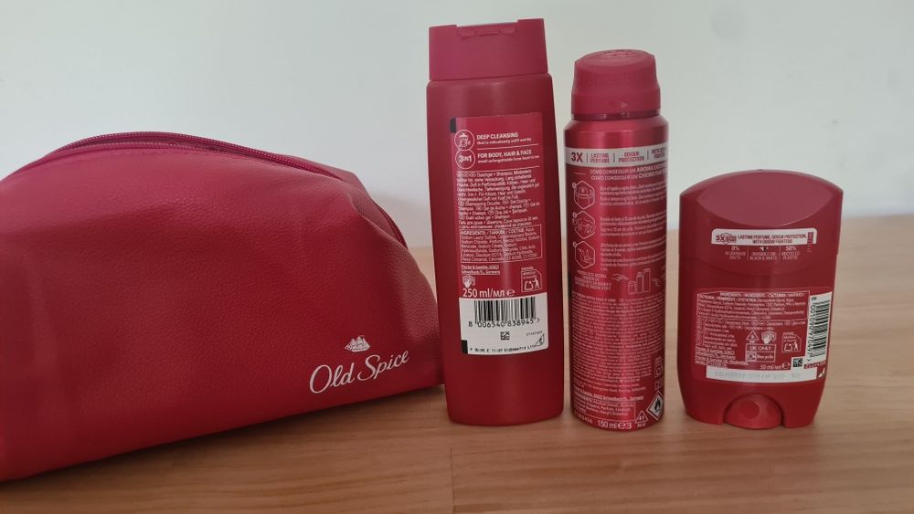 Conjunto bolsa old spice