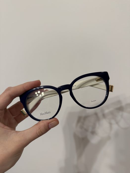 Новая оправа max mara оригинал темно синий цвет женские очки