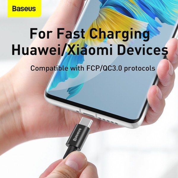 Кабель Baseus з чіпом Type-C to Type-C 100W / 2 Метра