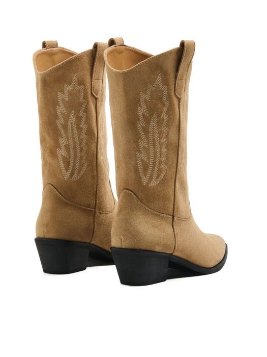 Сапоги женские казаки бежевые новые | трендовые сапоги 36-40