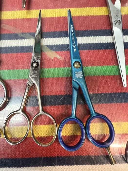 8 tesouras da famosa marca Jaguar cabeleireiro/barbeiro