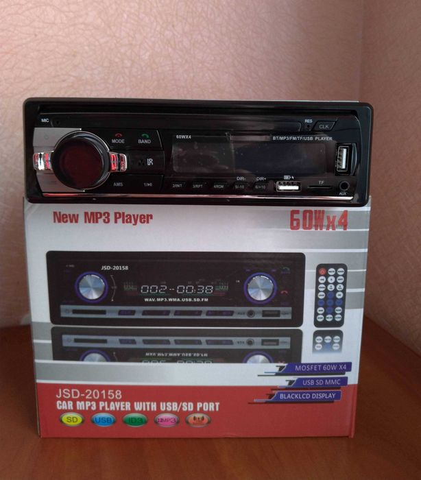 Авто магнітола магнитола JSD-520 4x60W AUX\ЮСБ\SD\Bluetooth Піонер: 597 ...