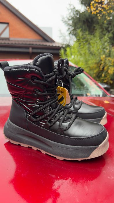 Дутики Clibee на девочку зимние теплые ботинки 22,5 см