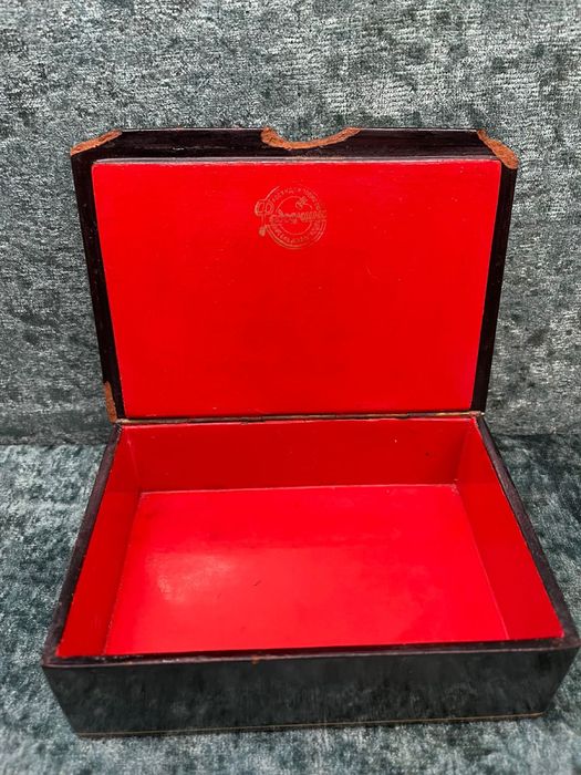 Шкатулка Палех 1960 год Федоскино автор Казаков