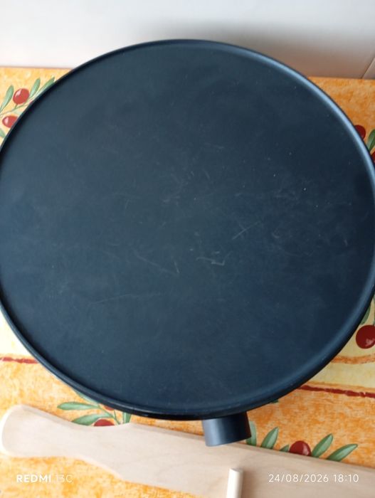 Crepeira elétrica e frigideira panquecas