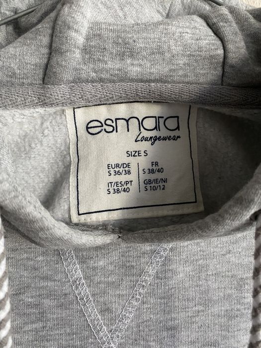 Esmara S 36 bluza szara z kapturem