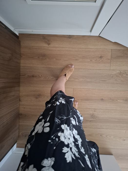 Cienka czarna sukienka F&F 34