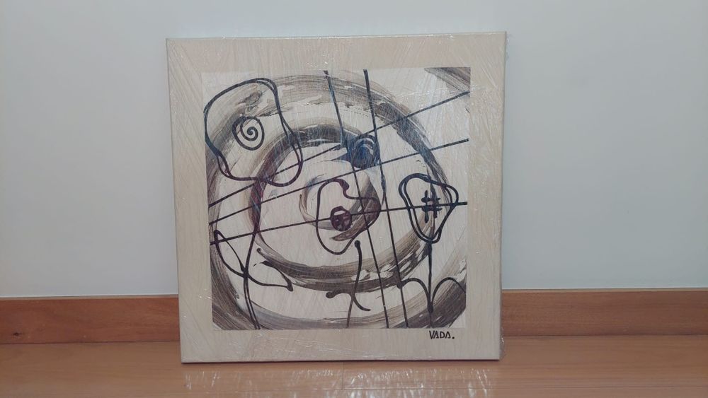 Quadro pintado à mão