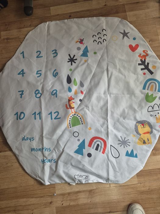 Mata edukacyjna Momy 0+ plus mata do zdjęć użyta z 3 razy