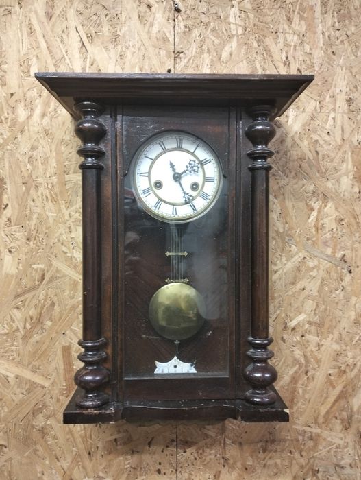 Stary zegar ścienny Gustav Becker A25 sprawny