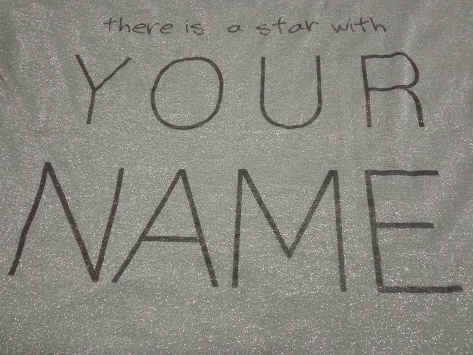 T-shirt prateada, com brilho - tamanho S/M, da Pull&Bear