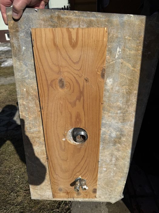 Blat marnurowu z zlewem