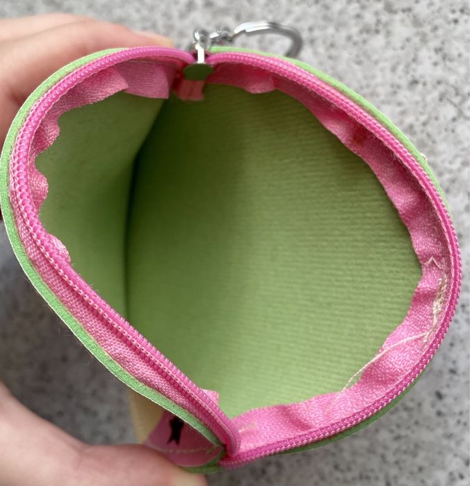 Pequena bolsa ou porta-moedas de donut