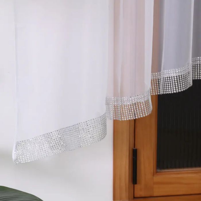 Gotowa firanka z cyrkoniami w EXTRA CENIE