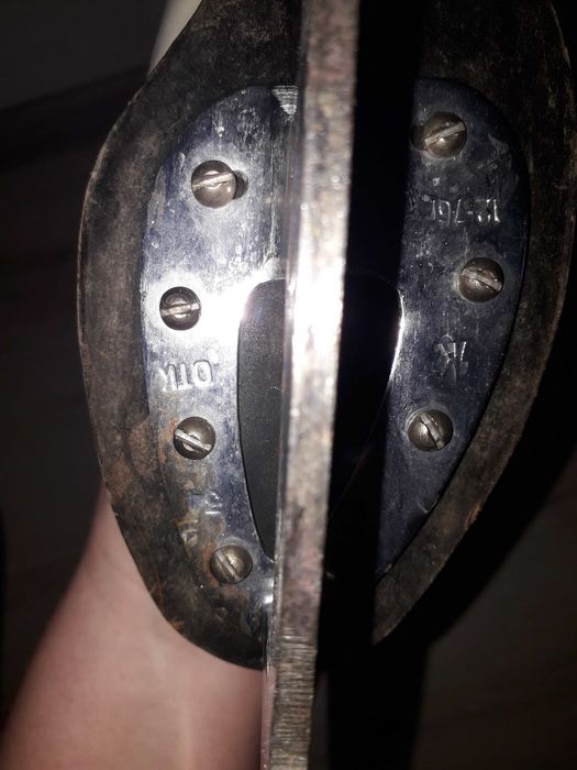 Ковзани дитячі білі радянські