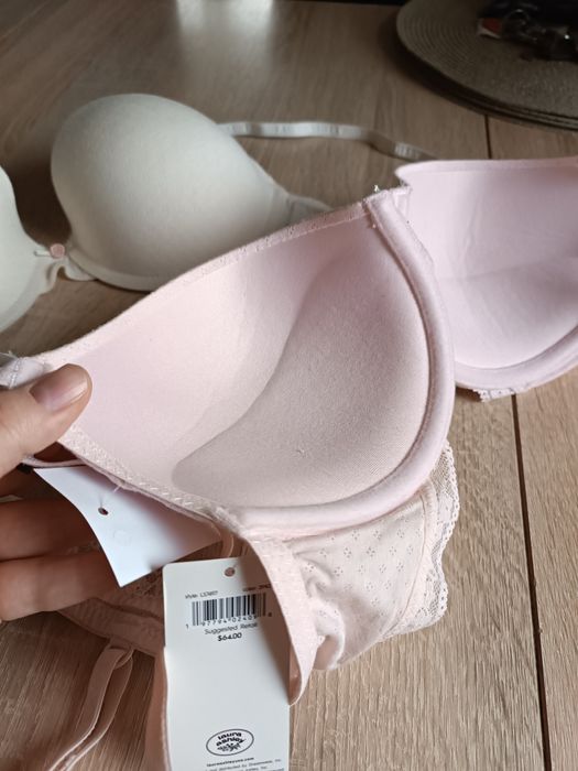 Bielizna damska biała, różowa