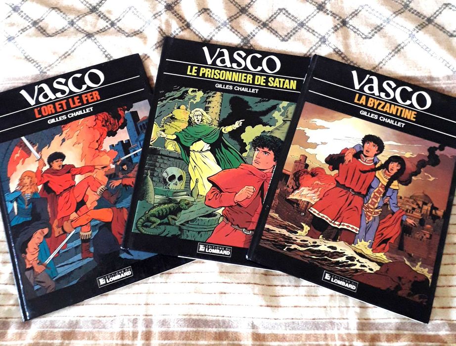 Livros BD - Gilles Chaillet - Série Vasco (FR)  Só Vol. 1 a 4