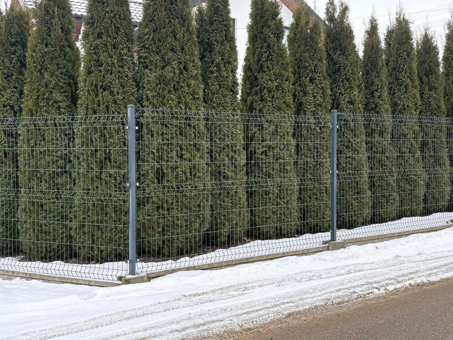Ogrodzenie panelowe z podmurówką, 1,53 fi4
