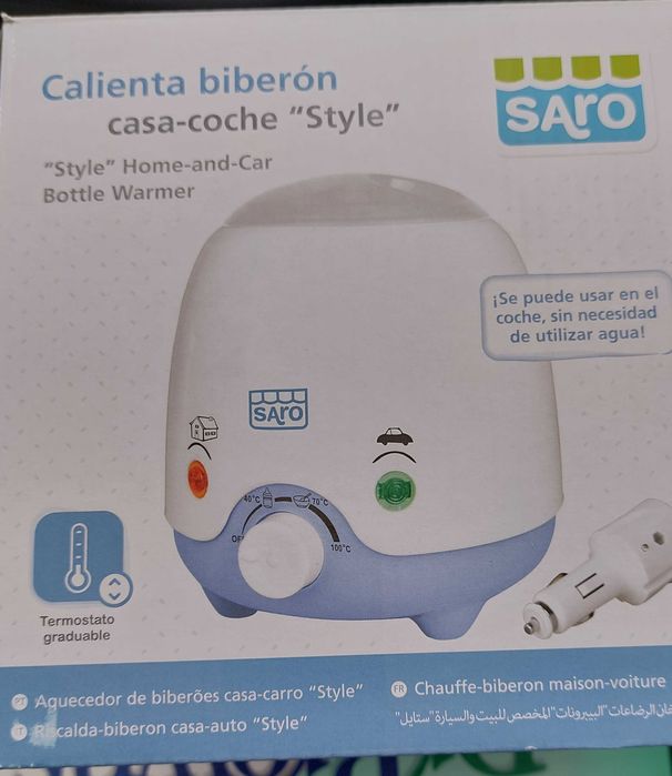 SARO AQUECEDOR DE BIBERÕES STYLE CASA/CARRO
