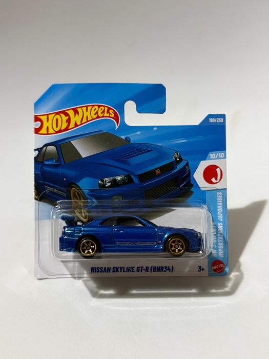 Miniatura Hot Wheels Nissan Skyline GT-R (BNR34)