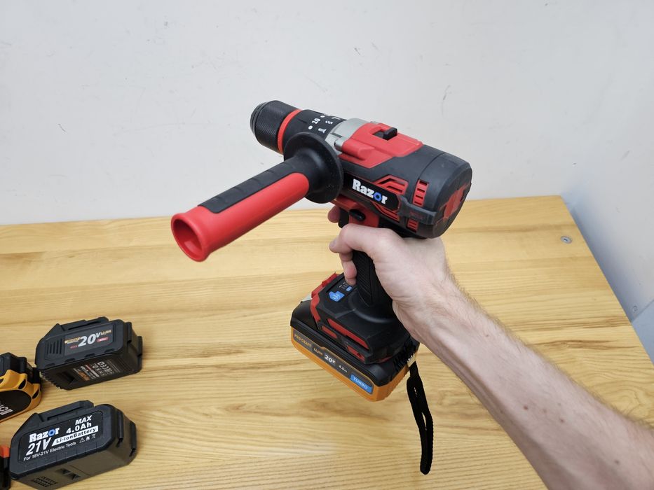 90Nm Шуруповерт Ударный Razor BLS-001 13м Патрон Бесщеточный Мощный