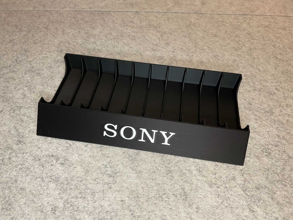 Stojak podstawka na 10 kaset magnetofonowych Sony