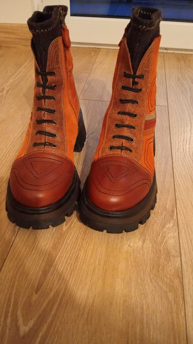 Botki Maciejka r. 40 nietuzinkowe jak nowe