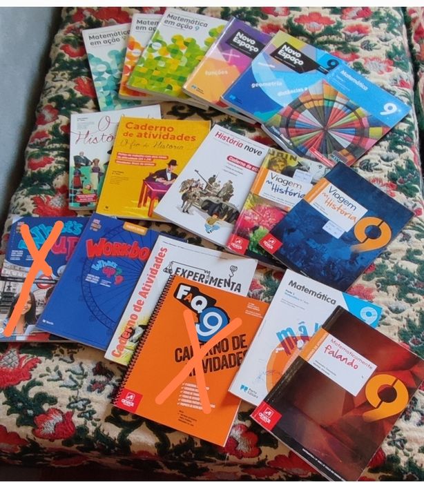 Manuais escolares para 5/6/7/8/9 ano