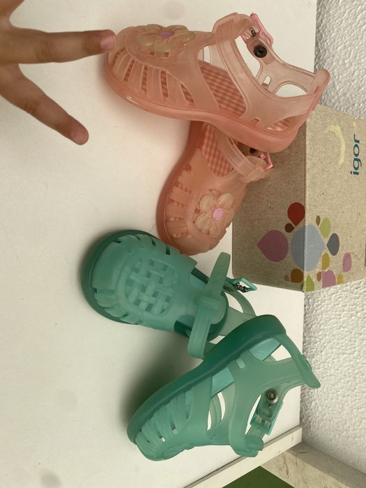 Igor Sandalias Sapatos de agua praia, piscina tam 21 irmãos/gemeos