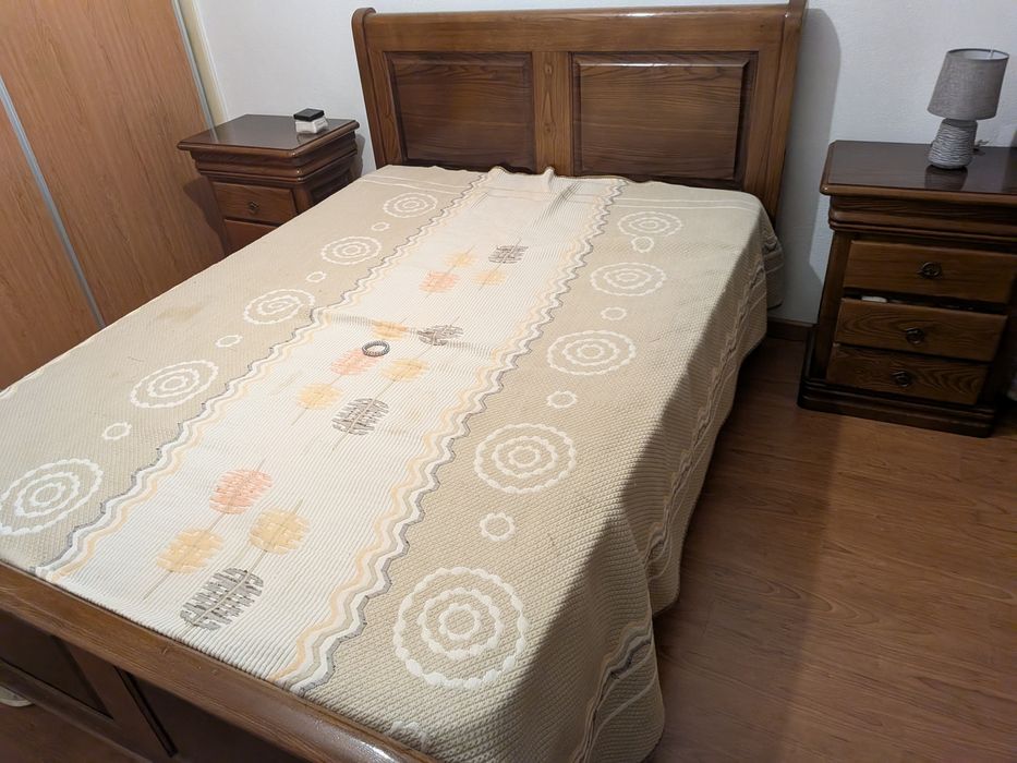 Quarto completo madeira de qualidade cerejeira