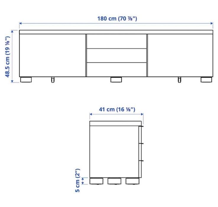 Móvel de televisão ikea oferta prateleira