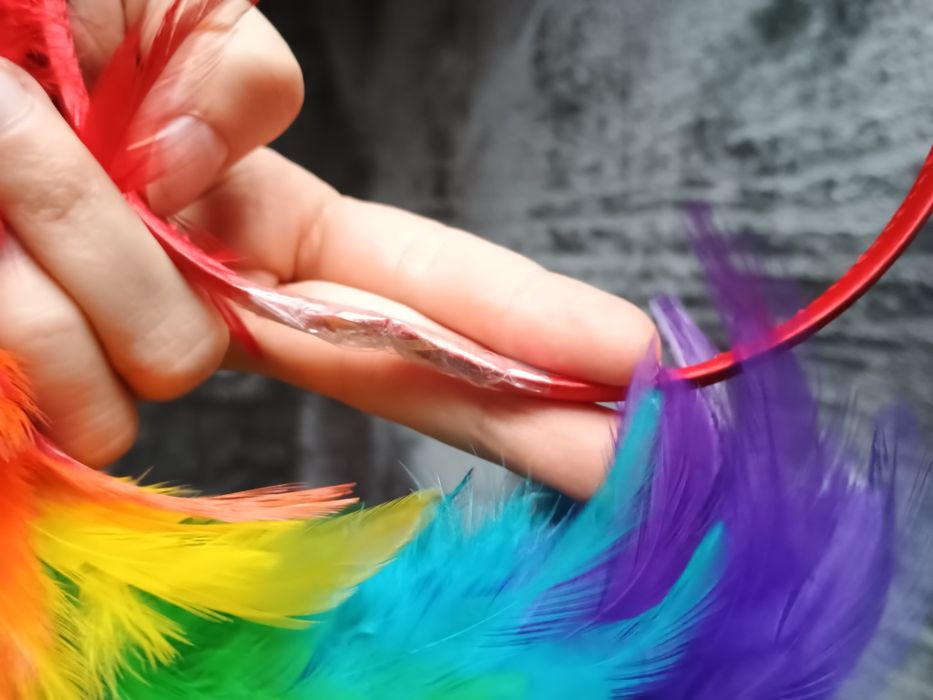 Kostium dla dorosłych Tęczowa spódnica