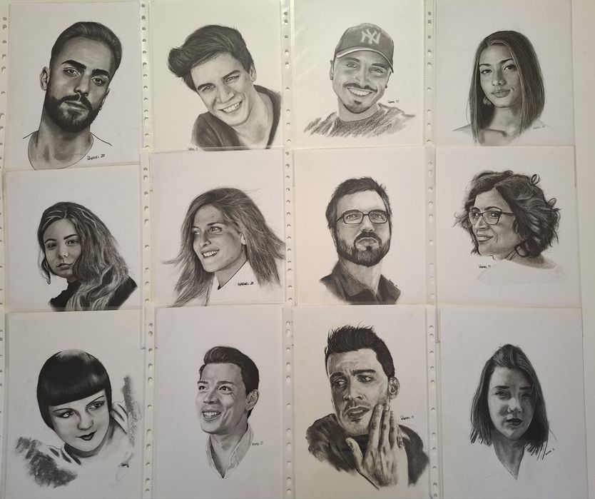 Faço retratos personalizados para si