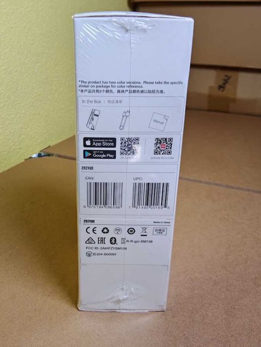 Gimbal Estabilizador para Telemóvel Zhiyun Smooth-X Cinza (Novo Selado)