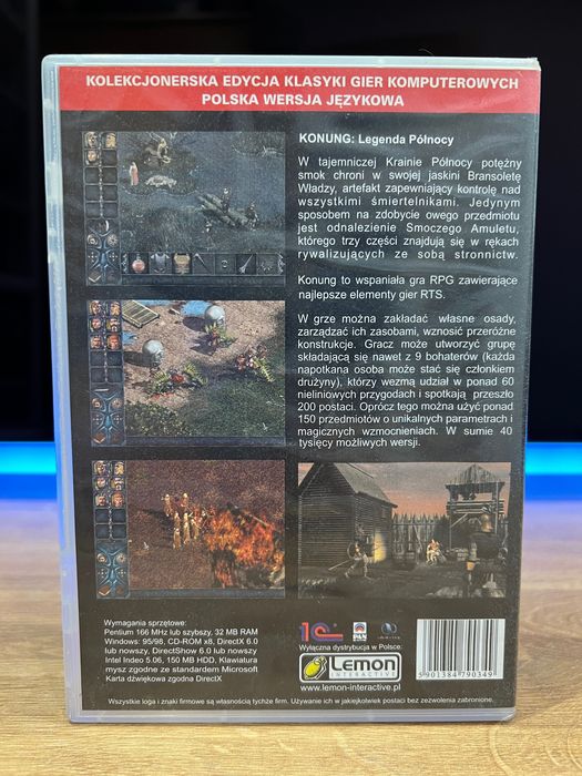 Konung Legenda Północy (PC PL 2000) kompletne wydanie Super Klasyka
