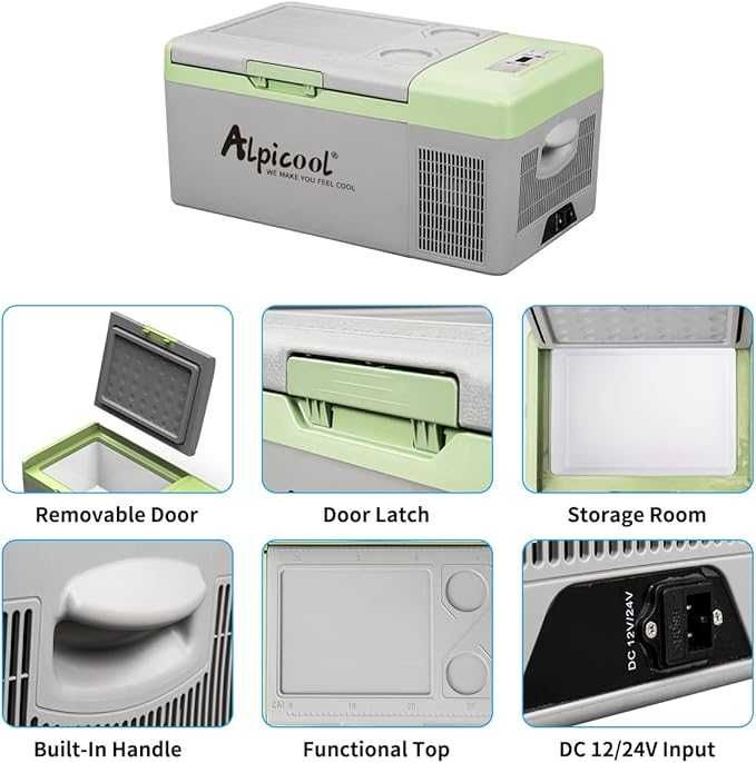 Lodówka Kompresorowa Turystyczna Samochodowa 15 litrów