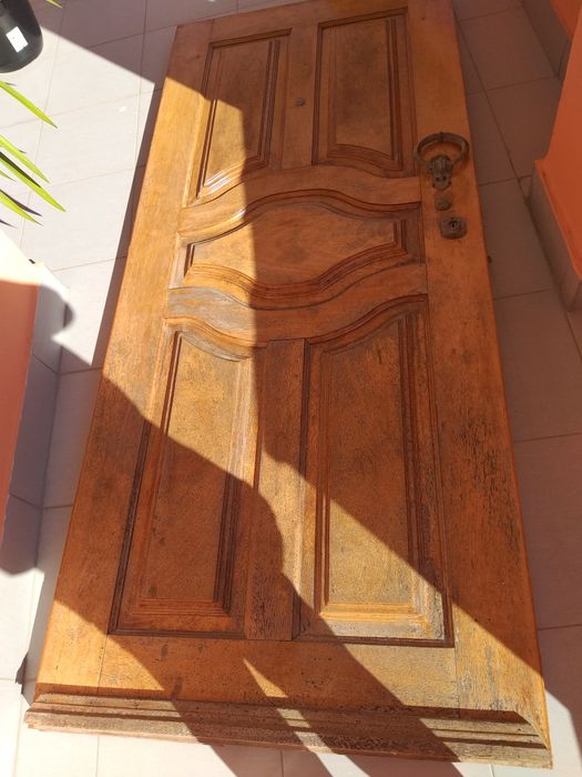 Porta madeira macica
