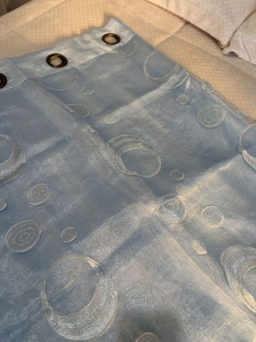 Cortinados Azuis (x2)