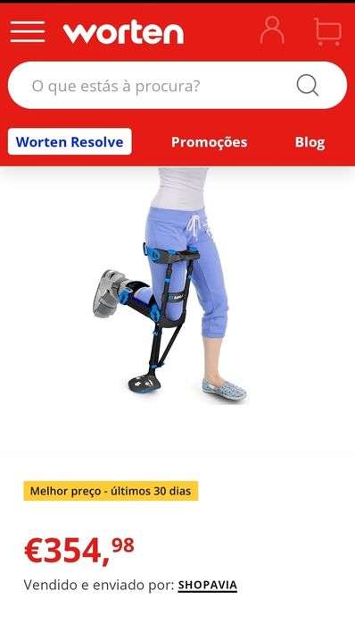 Muleta sem mãos Iwalk