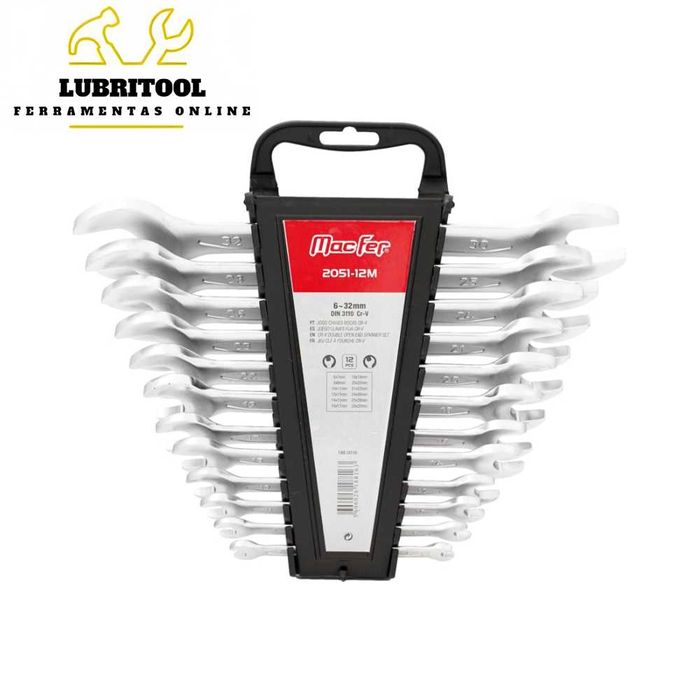 8/12-Piece Wrench Set, 6–22 mm or 6–32 mm, Model No. 0015.188 | NEW64284153417217120