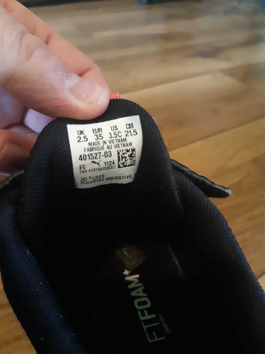 Puma Ftfoam+ dziewvzynka 35 wkładka 21,5