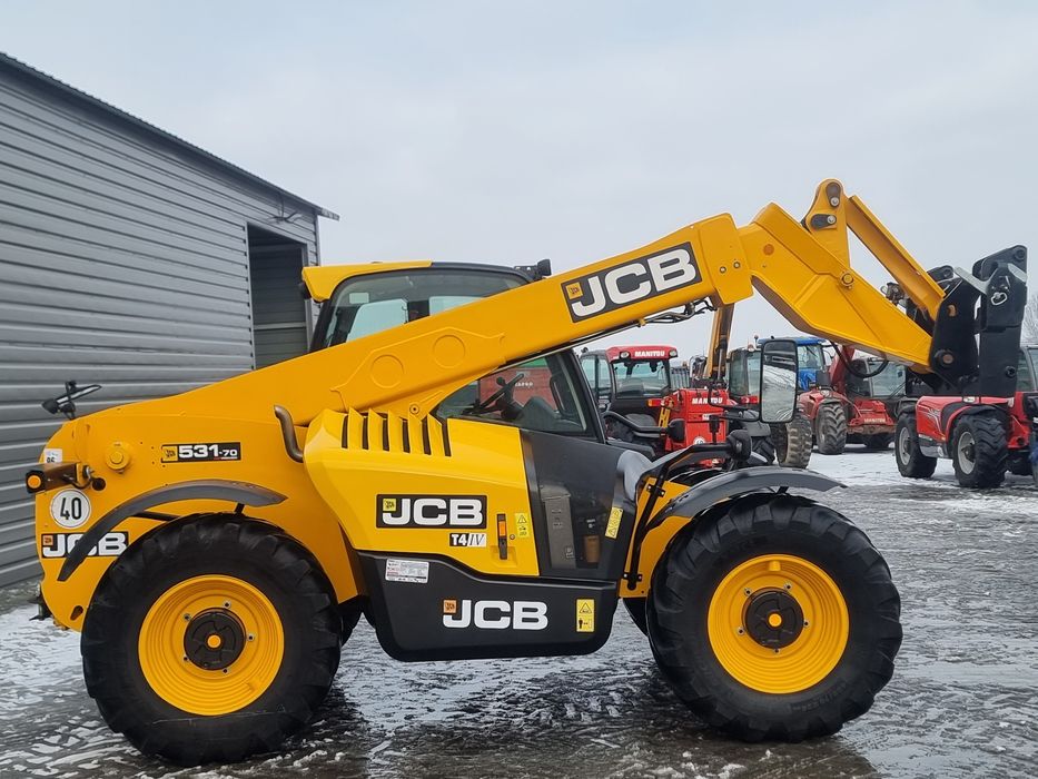Ładowarka teleskopowa Jcb 531-70*r17*KLIMA*oryginał 4500h*manitou