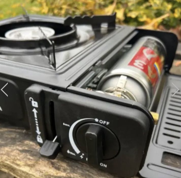 Портативна туристична газова плита з п'єзопідпалом