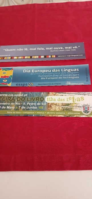 Marcadores de livros, novos