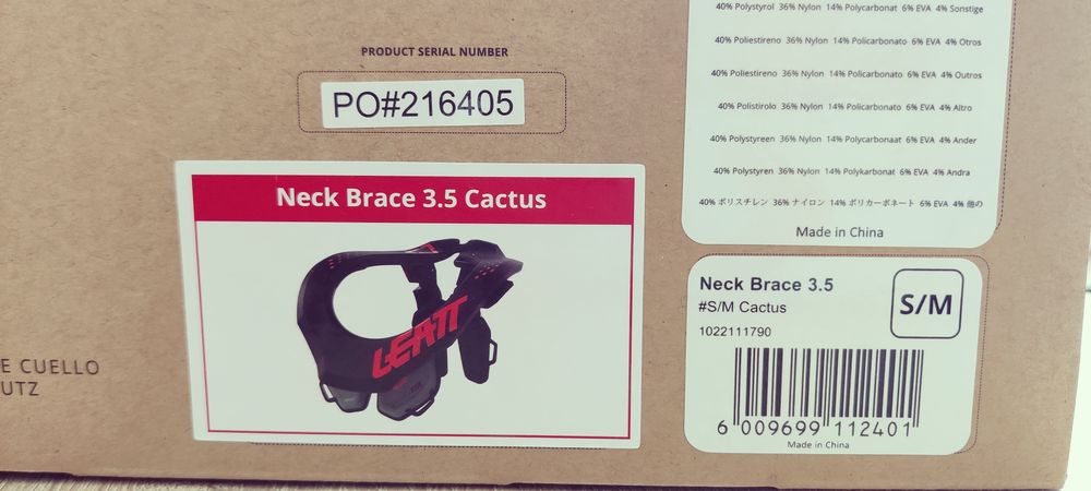 Proteção cervical Leatt 3.5 S/M Cactus Green
