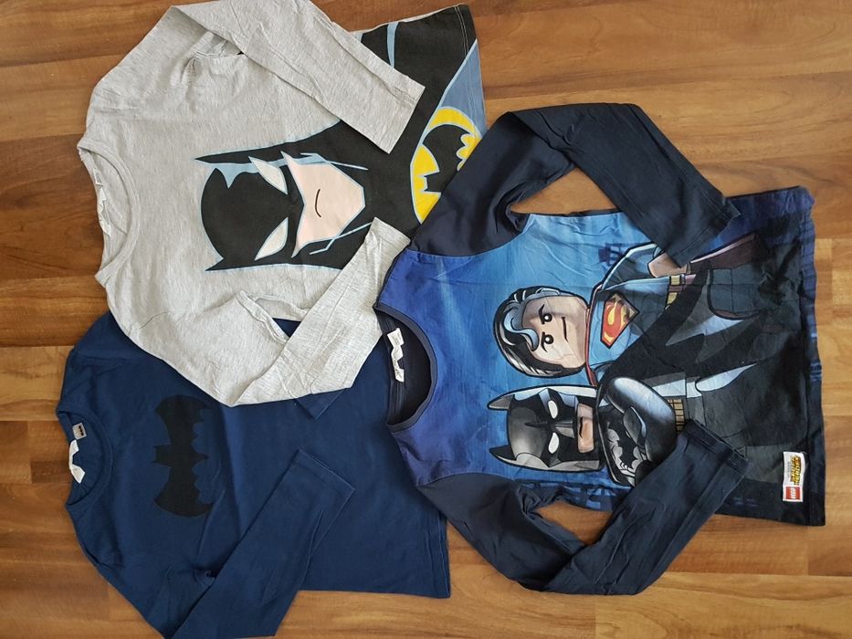 Bluzki chłopięce H&M (3 szt.), 134/140, Batman