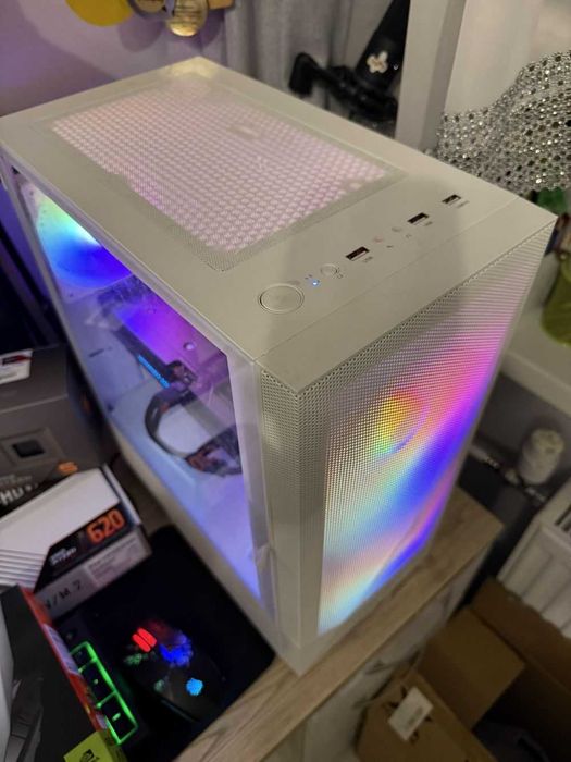 Komputer PC do gier Ryzen 5 7600 + RTX 4070 SUPER, 32GB DDR5, 1TB NVMe