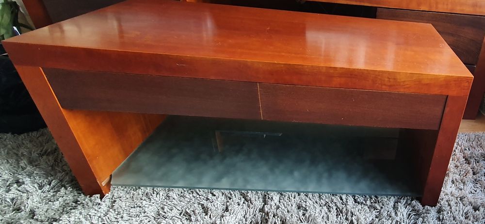 Mesa retangular de sala de estar